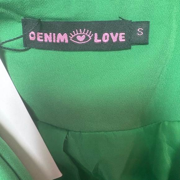 Beautiful SET Vibrant Green Wide Leg Pants - Picture 8 of 9